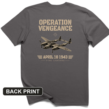 Operation Vengeance Back Print T-Shirt