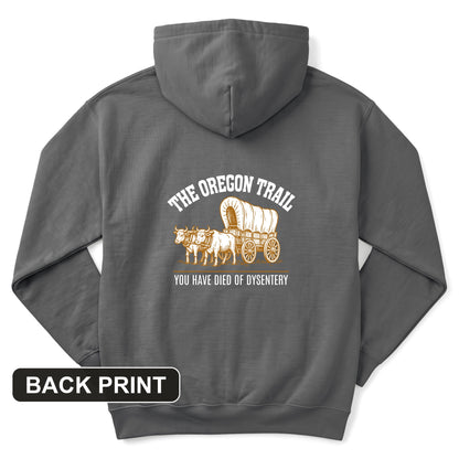 Oregon Trail Dysentery Back Print Hoodie