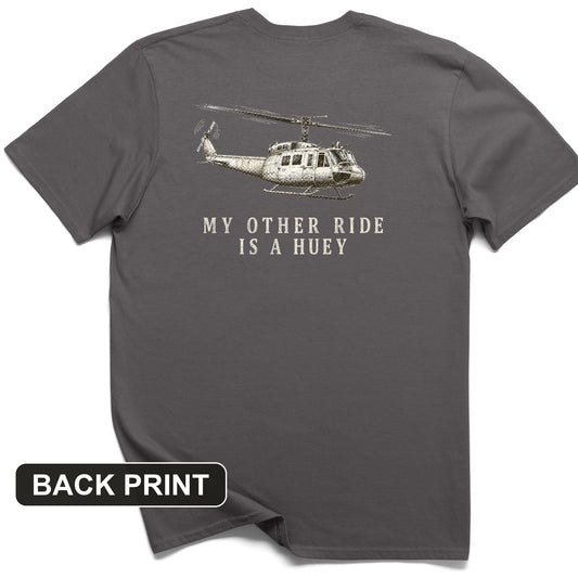 Other Ride Is A Huey Back Print T-Shirt