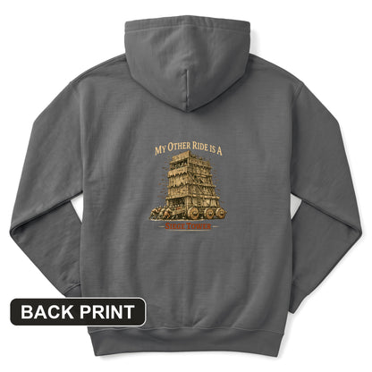 Other Ride Siege Tower Back Print Hoodie
