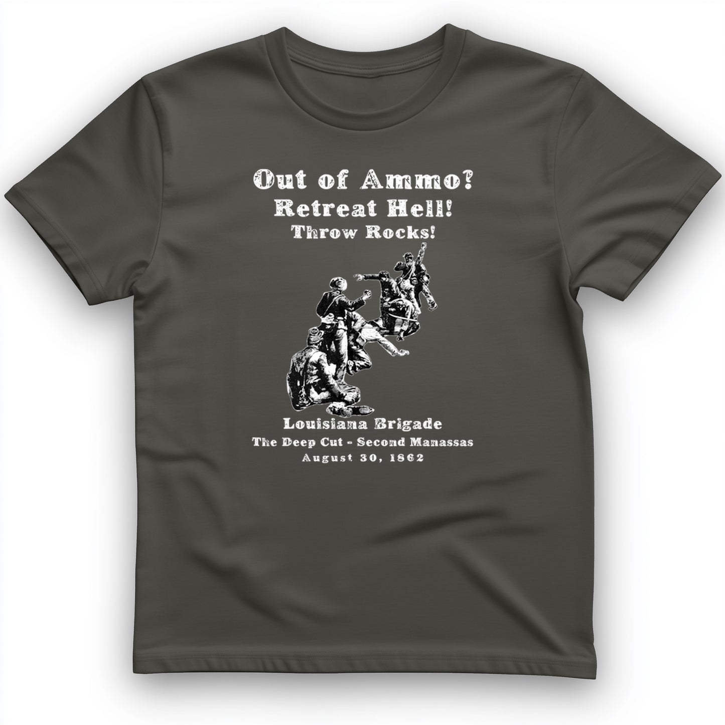 Out Of Ammo Throw Rocks T-Shirt