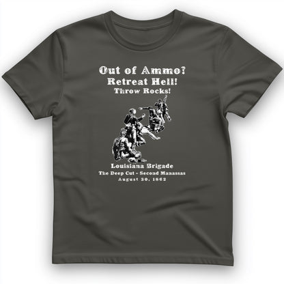 Out Of Ammo Throw Rocks T-Shirt