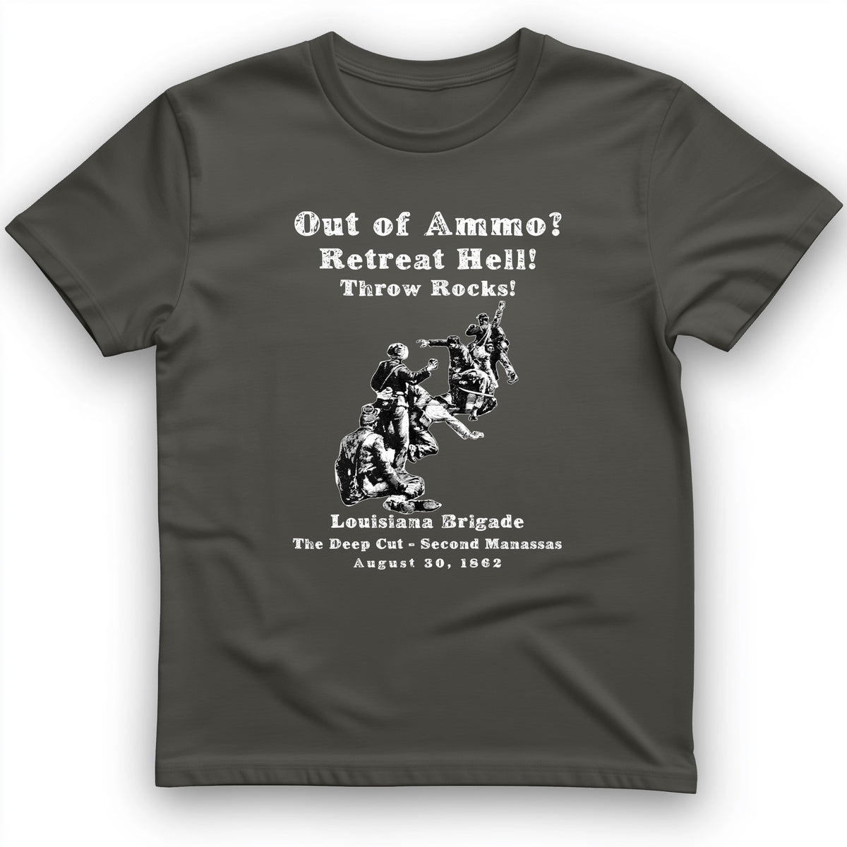 Out Of Ammo Throw Rocks T-Shirt