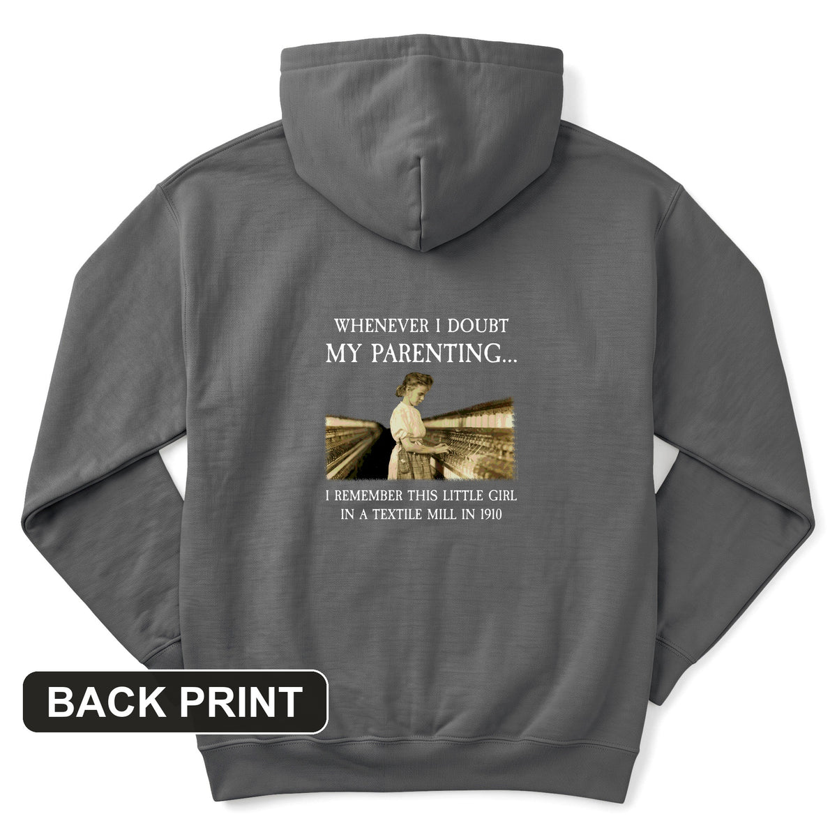 Parenting Back Print Hoodie