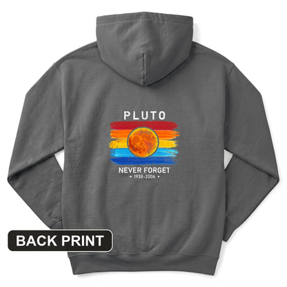 Pluto Never Forget Back Print Hoodie