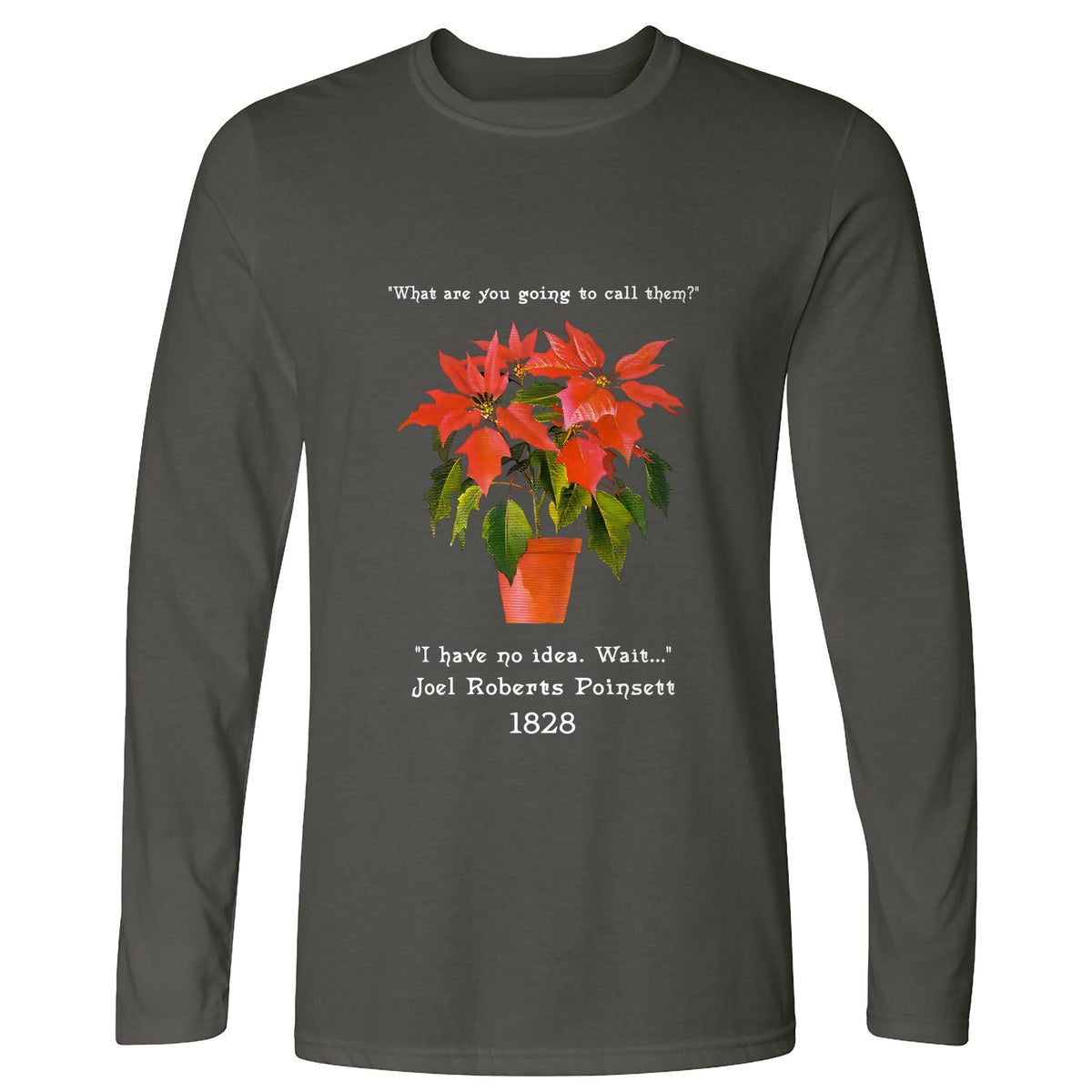 Poinsettias Long Sleeve T-Shirt