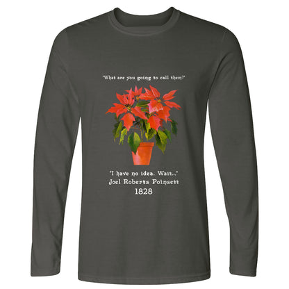 Poinsettias Long Sleeve T-Shirt