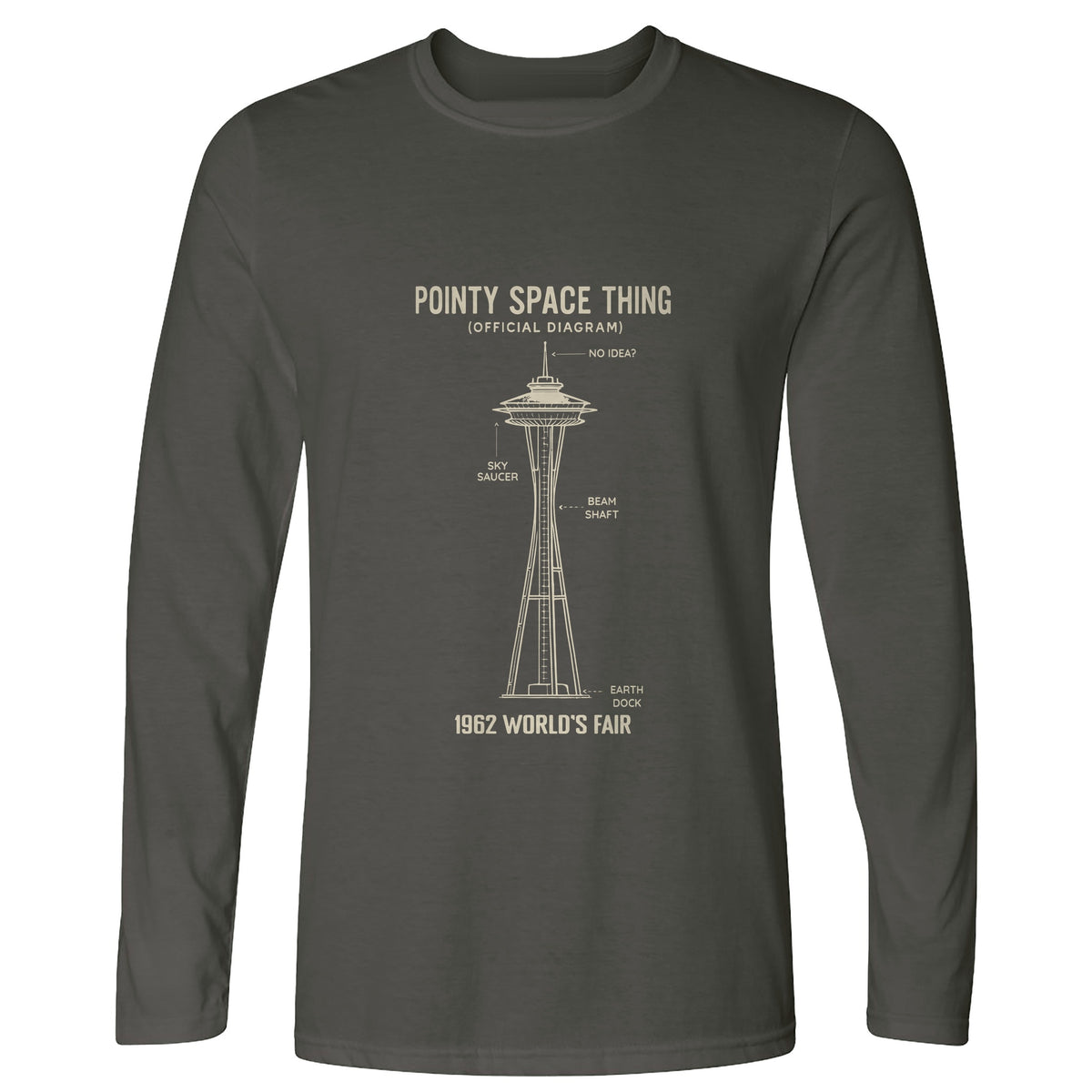 Pointy Space Thing Long Sleeve T-Shirt