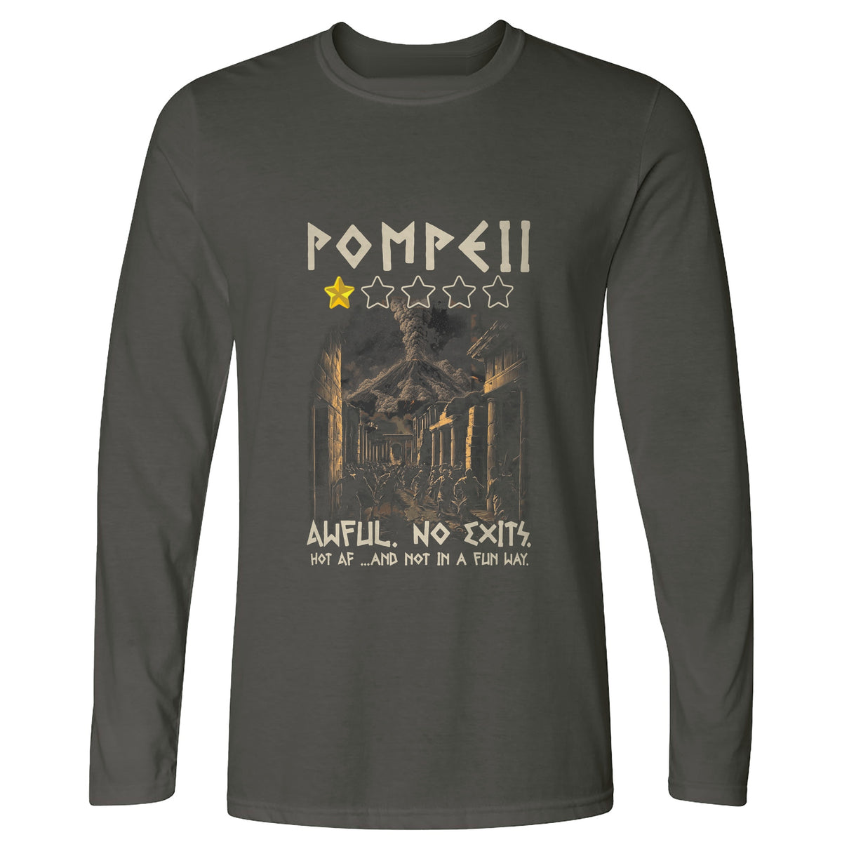 Pompeii 1 Star Long Sleeve T-Shirt