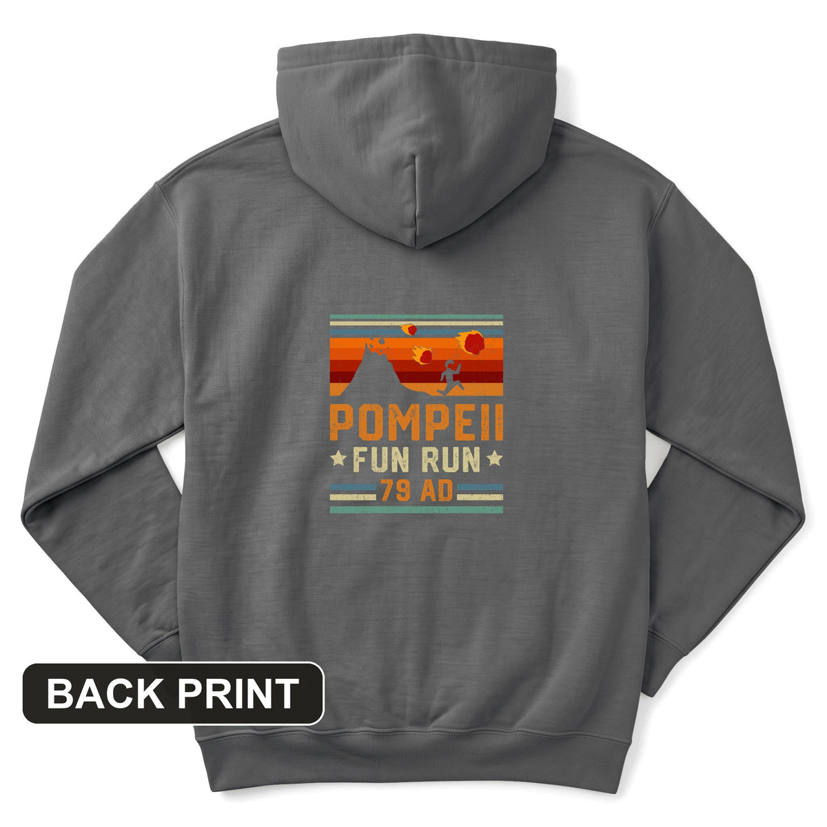 Pompeii "Fun" Run Back Print Hoodie