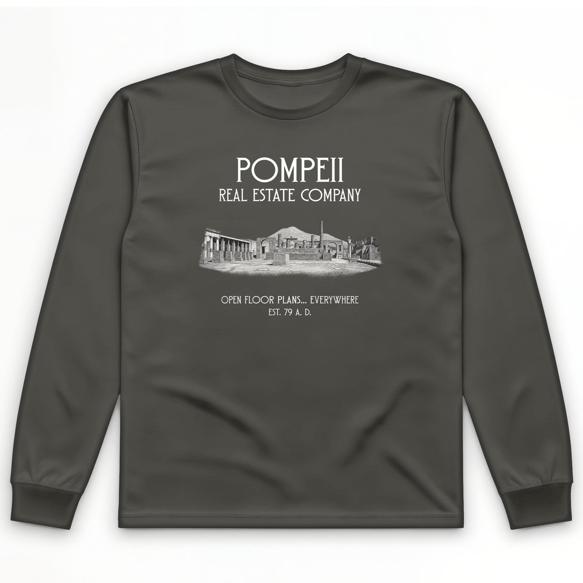 Pompeii Real Estate Long Sleeve T-Shirt