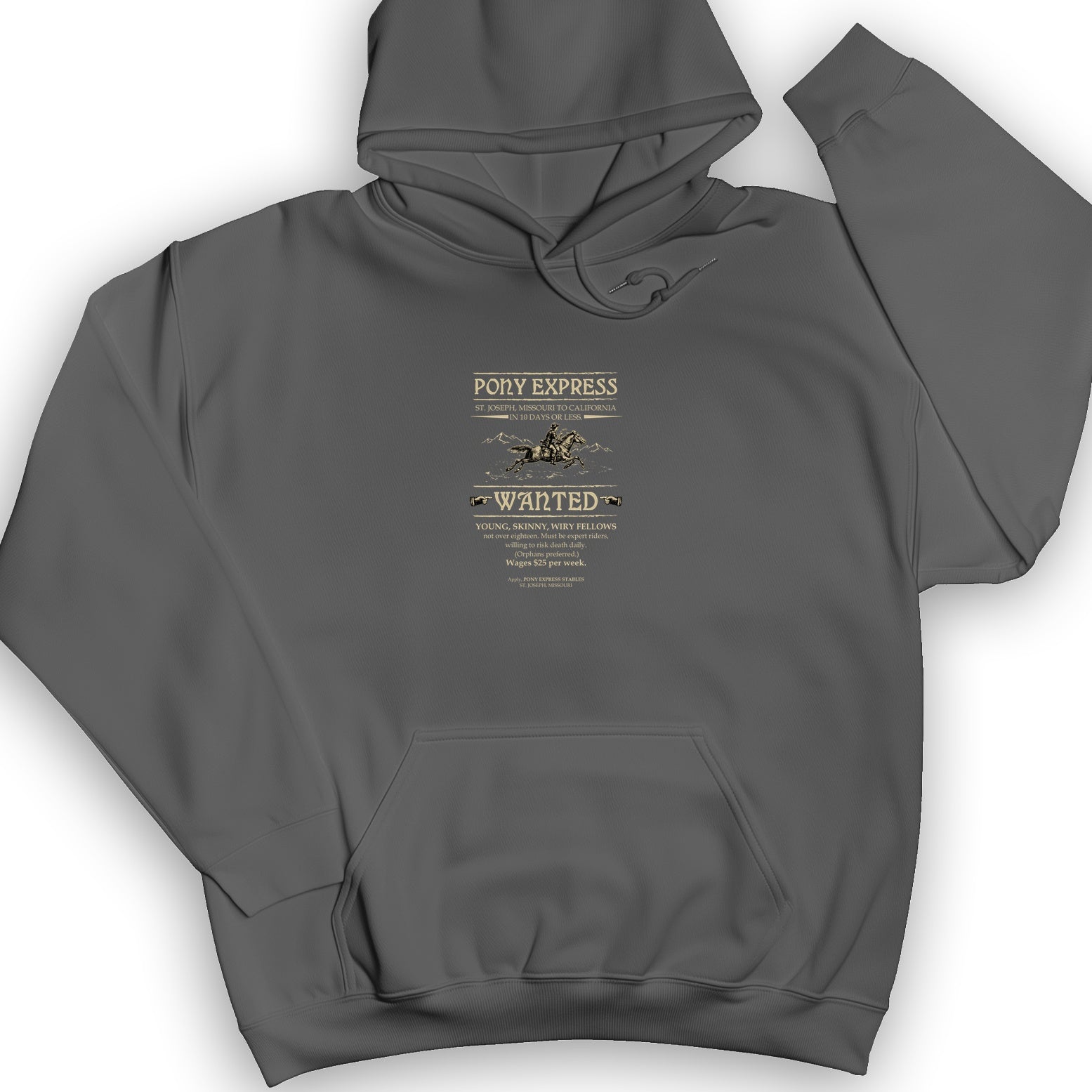 Pony Express Poster Hoodie
