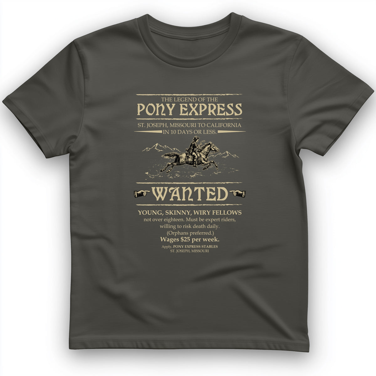 Pony Express Poster T-Shirt