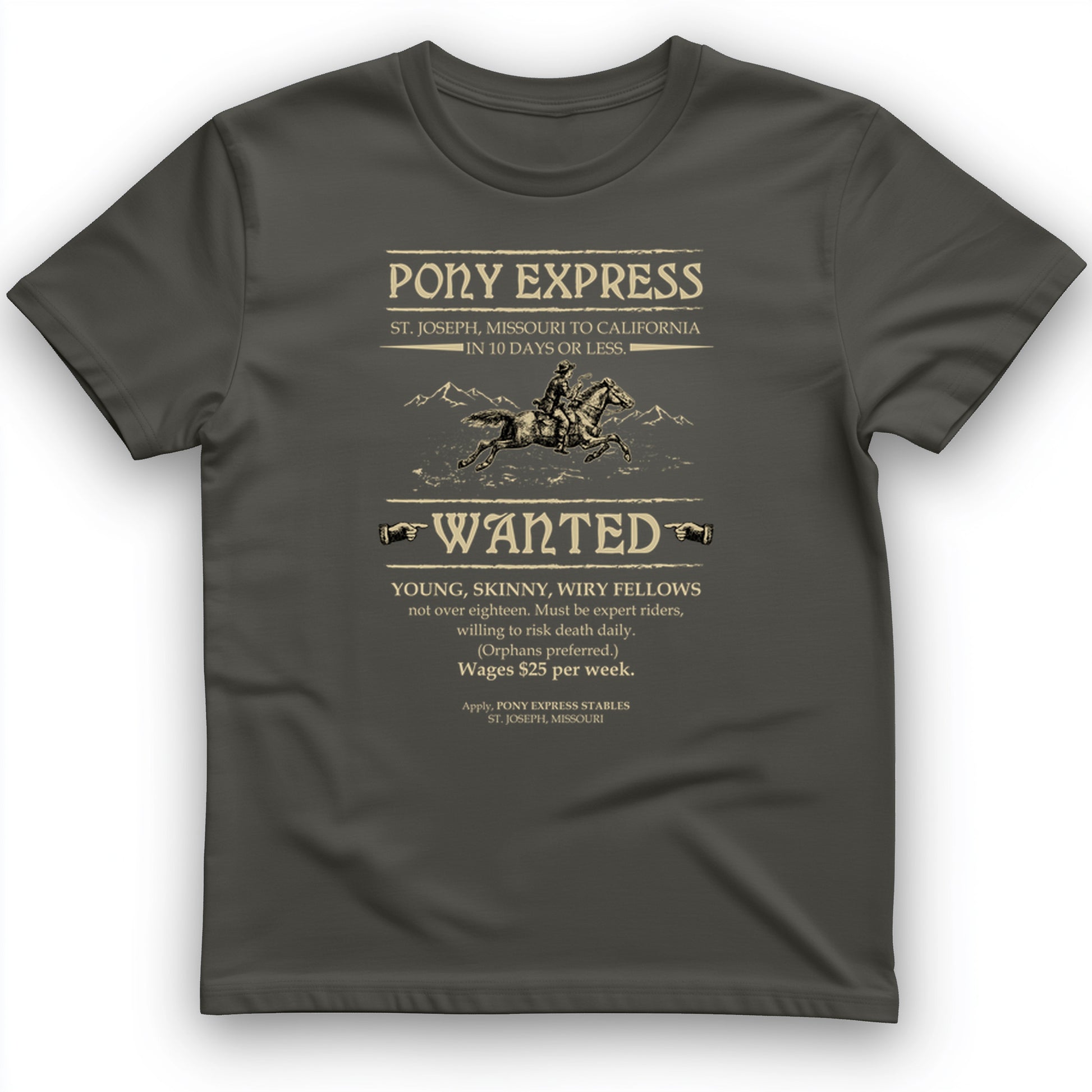 Pony Express Poster T-Shirt