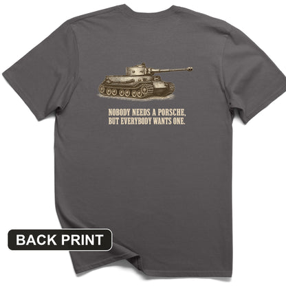 Porsche Tiger Back Print T-Shirt