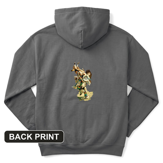 Powwow Dancer Back Print Hoodie