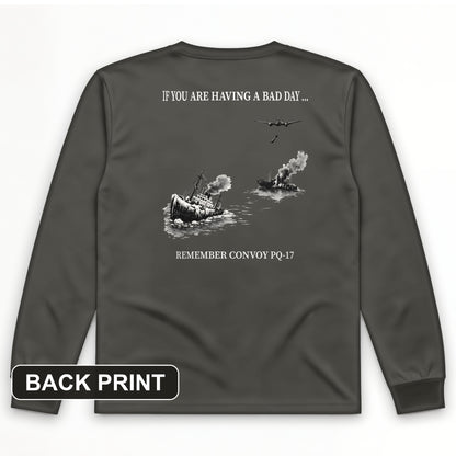 Pq-17 Back Print Long Sleeve T-Shirt