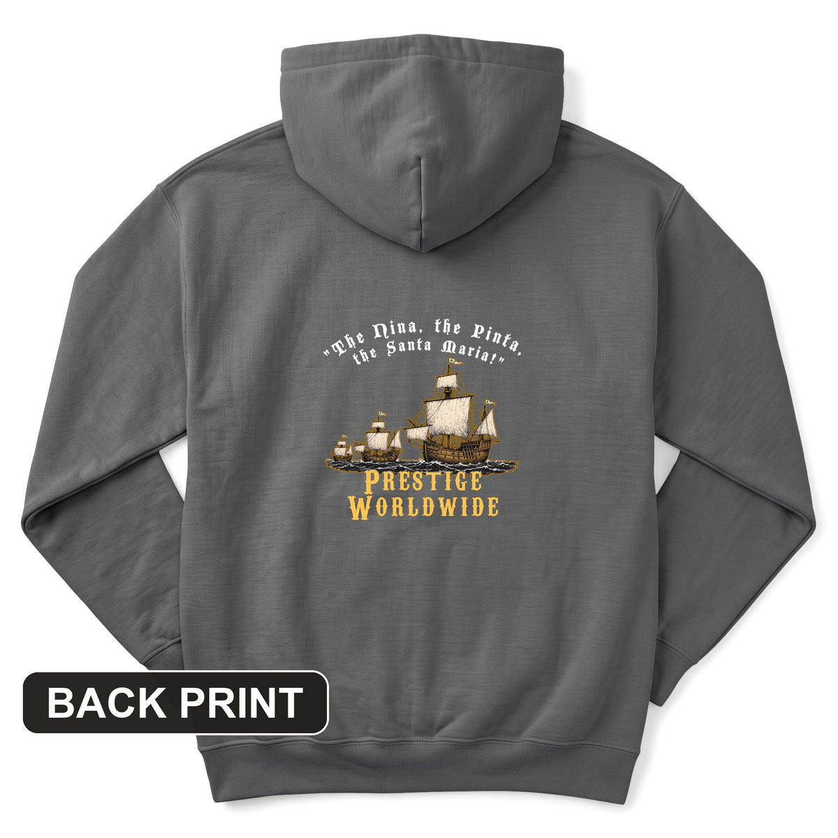 Prestige Worldwide Back Print Hoodie