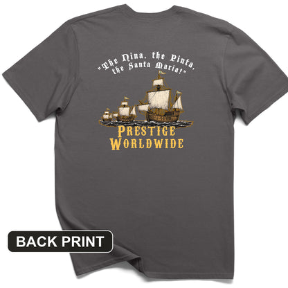 Prestige Worldwide Back Print T-Shirt