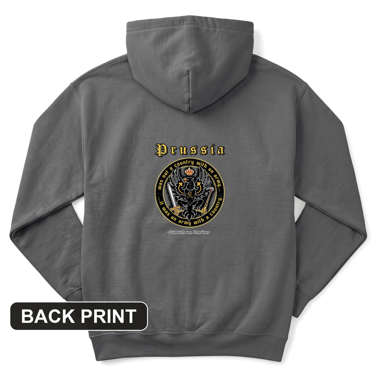 Prussia Back Print Hoodie
