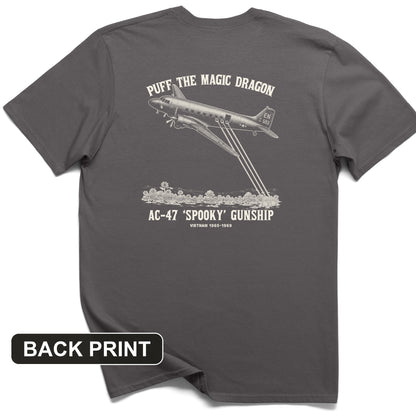 Puff the Magic Dragon Back Print T-Shirt