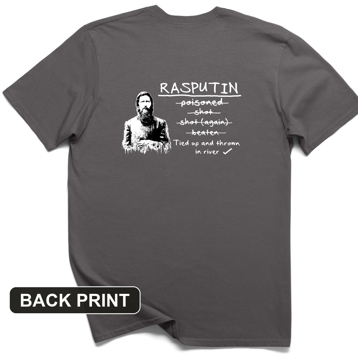 Rasputin Back Print T-Shirt