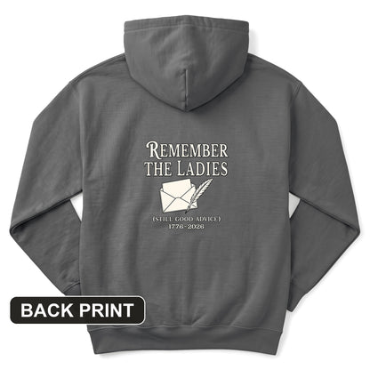 Remember The Ladies Back Print Hoodie