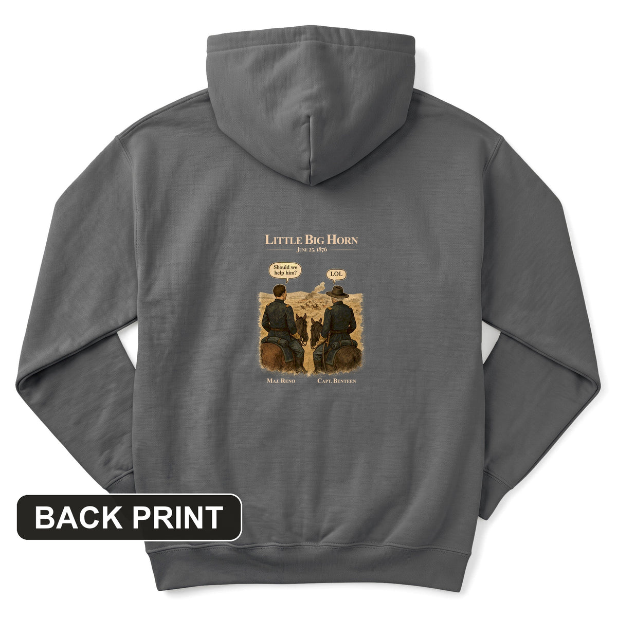 Reno and Benteen Back Print Hoodie