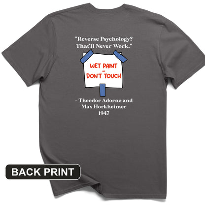 Reverse Psychology Back Print T-Shirt