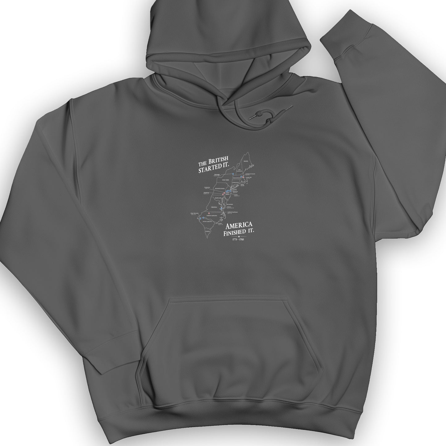 Revolutionary War Map Hoodie
