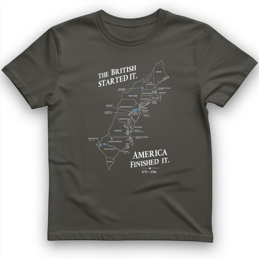 Revolutionary War Map T-Shirt