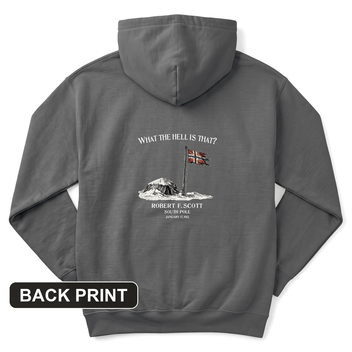 Robert Scott Back Print Hoodie