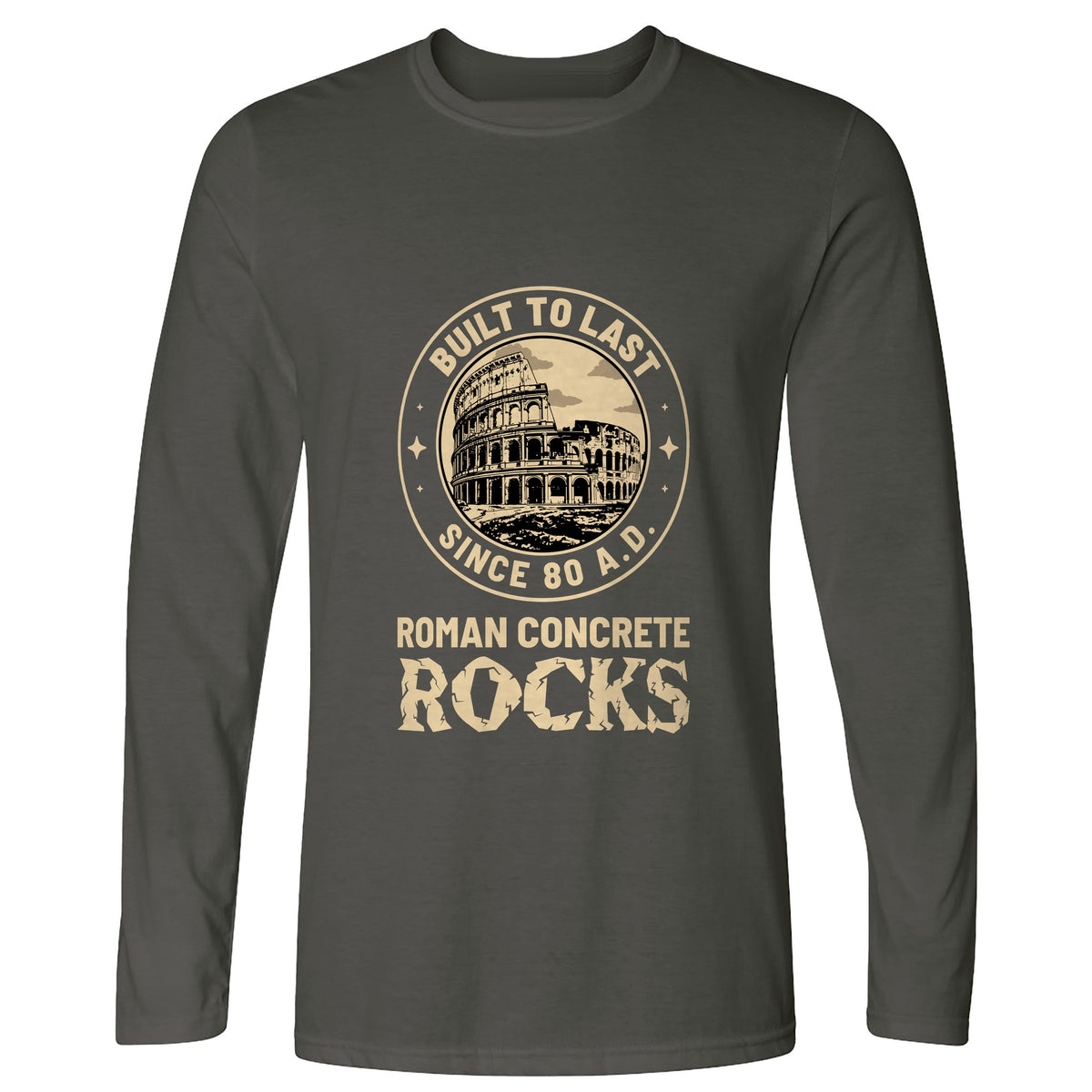 Roman Concrete Long Sleeve T-Shirt