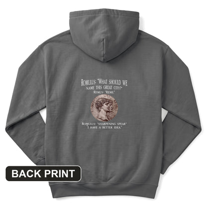 Rome Back Print Hoodie