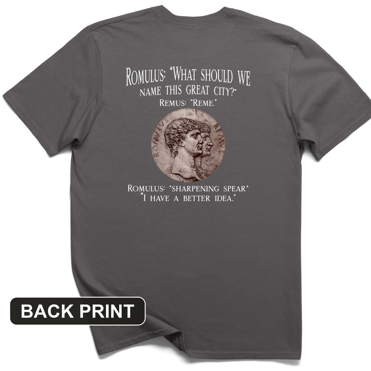 Rome Back Print T-Shirt