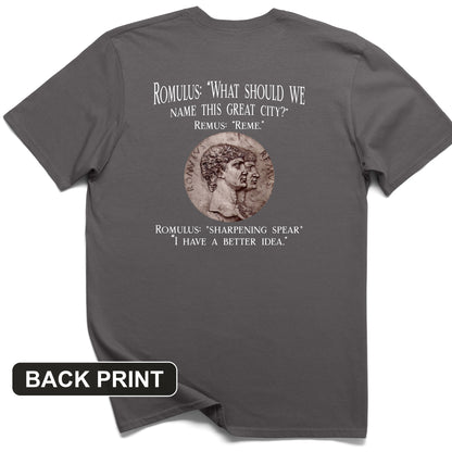 Rome Back Print T-Shirt