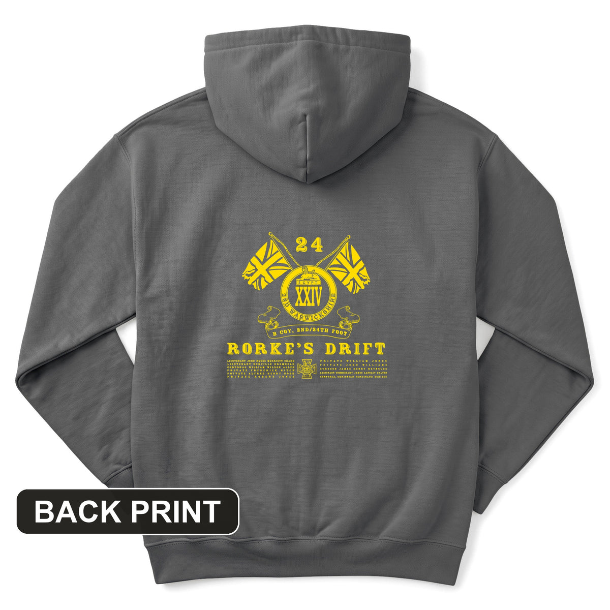Rorke's Drift Back Print Hoodie