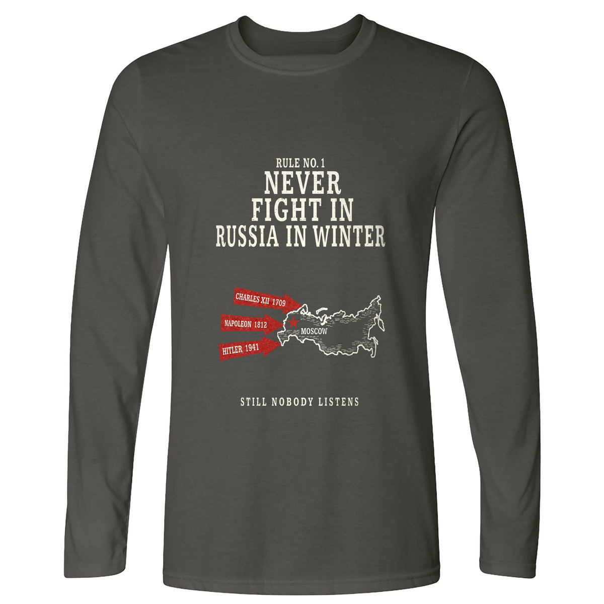Russia In Winter Long Sleeve T-Shirt