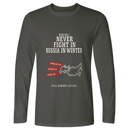 Russia In Winter Long Sleeve T-Shirt