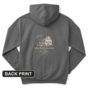 Salem Bed And Breakfast 1692 Back Print Hoodie