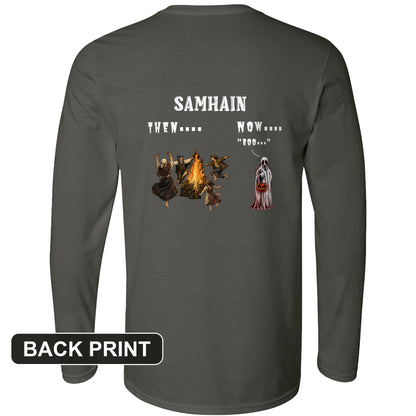 Samhain Back Print Long Sleeve T-Shirt