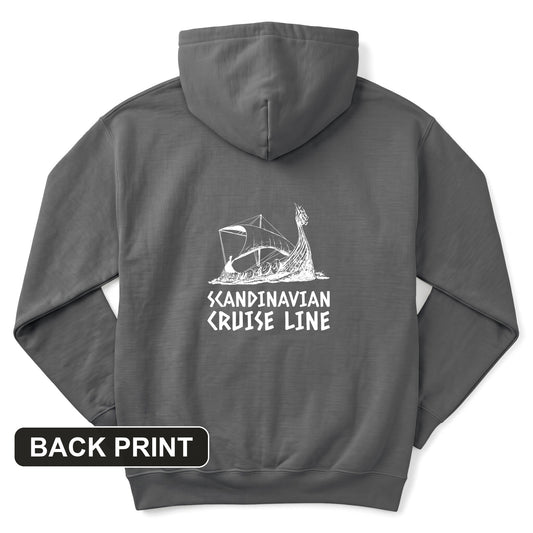 Scandinavian Cruise Line Back Print Hoodie