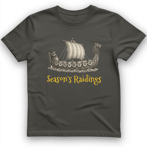 Seasons Raidings Viking Christmas T-Shirt