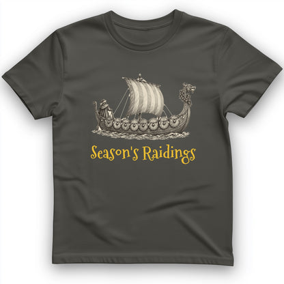 Seasons Raidings Viking Christmas T-Shirt