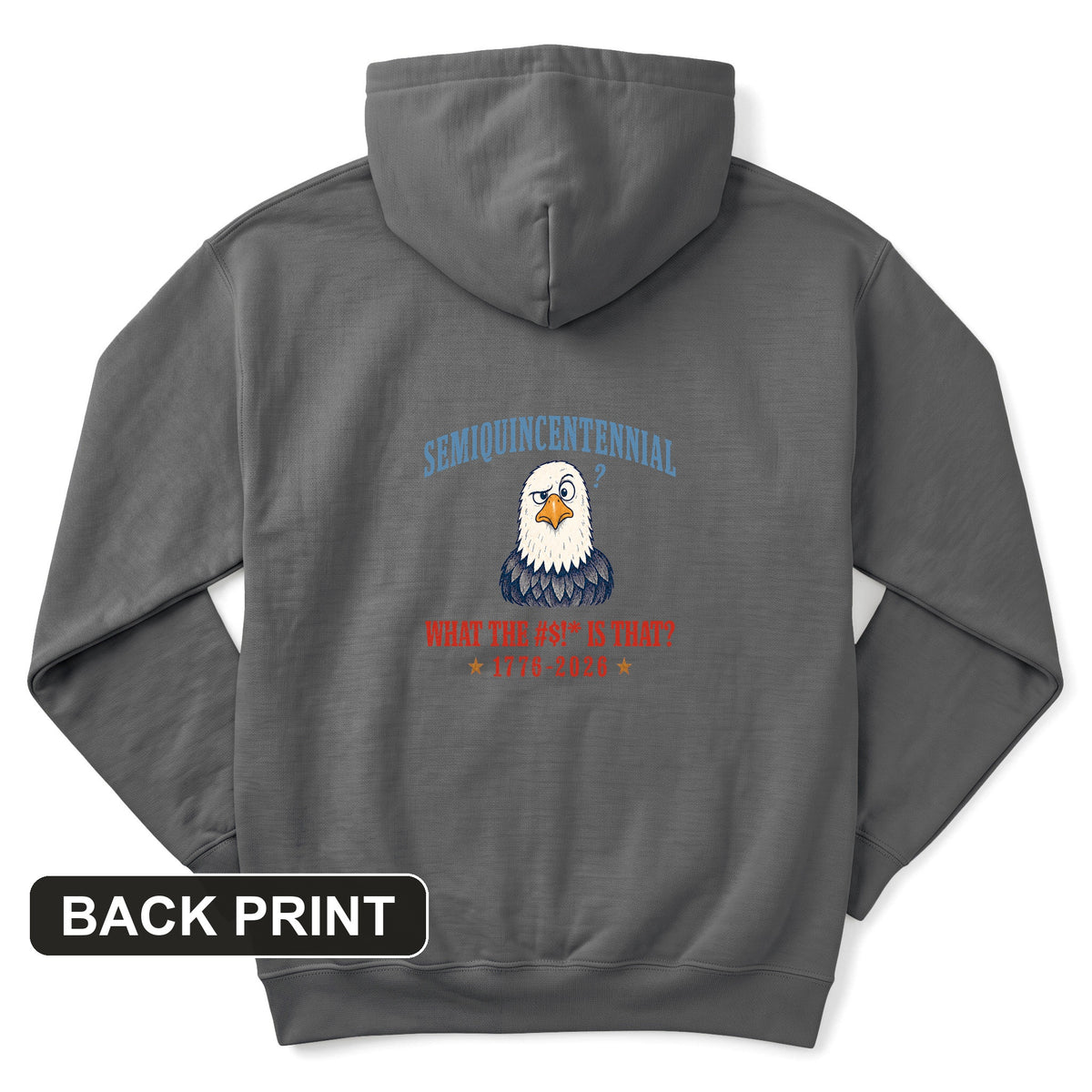 Semiquincentennial Eagle Back Print Hoodie