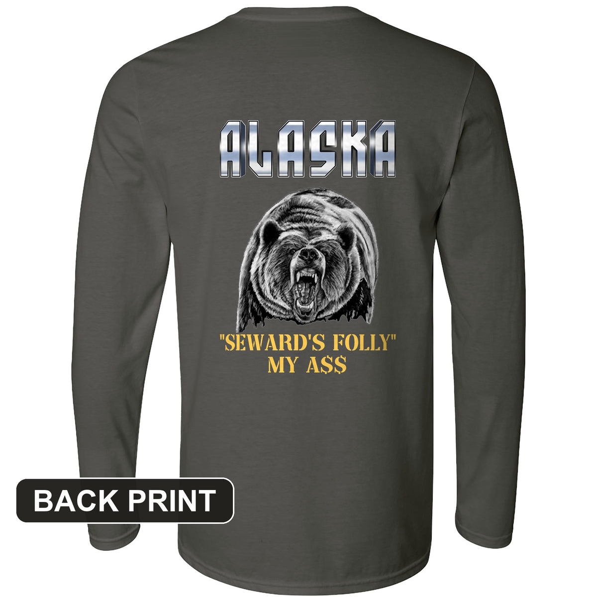 Seward's Folly Back Print Long Sleeve T-Shirt