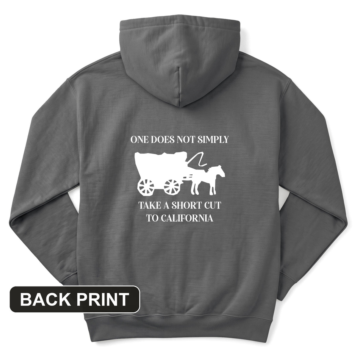 Shortcut to California Back Print Hoodie