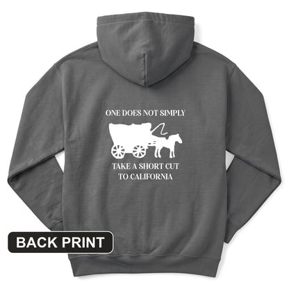 Shortcut to California Back Print Hoodie