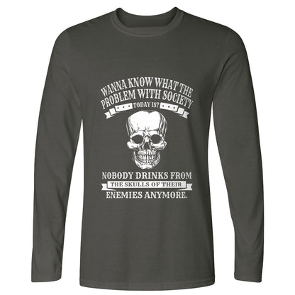 Skulls of Their Enemies Long Sleeve T-Shirt
