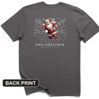 Snowballs at Santa Back Print T-Shirt